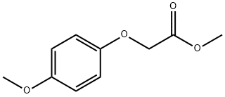 methyl 2-(4-methoxyphenoxy)acetate 结构式