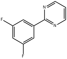 Pyrimidine, 2-(3,5-difluorophenyl)- (9CI) 结构式