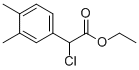 2-CHLORO-2-(3,4-DIMETHYLPHENYL)-ACETIC ACID ETHYL ESTER 结构式