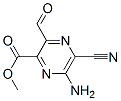 Pyrazinecarboxylic acid, 6-amino-5-cyano-3-formyl-, methyl ester (9CI) 结构式