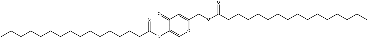 曲酸棕榈酸酯 结构式
