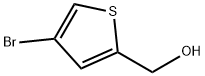 (4-溴-2-噻吩基)甲醇 结构式