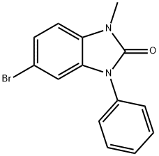 2H-BENZIMIDAZOL-2-ONE, 1,3-DIHYDRO-5-BROMO-1-METHYL-3-PHENYL- 结构式