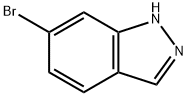 6-溴吲唑 结构式