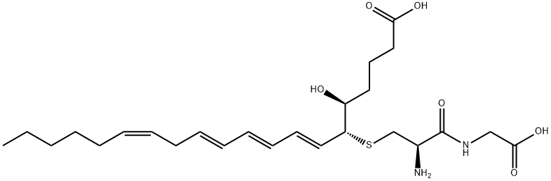 11-TRANS LEUKOTRIENE D4 结构式