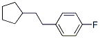 Benzene, 1-(2-cyclopentylethyl)-4-fluoro- (9CI) 结构式