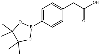 4-(羧甲基)苯基硼酸频那醇酯 结构式