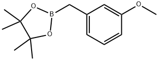 3-甲氧基苄基硼酸频哪醇酯 结构式