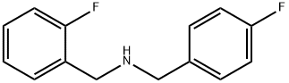 N-(2-氟苄基)-4-氟苄基胺 结构式