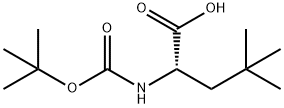 N-(叔丁氧羰基)-L-新戊基甘氨酸 结构式
