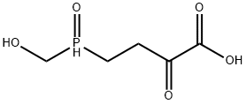 2-羰基-4-(羟基甲基膦酰基)丁酸 结构式