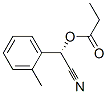 Benzeneacetonitrile, 2-methyl-alpha-(1-oxopropoxy)-, (alphaS)- (9CI) 结构式