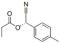 Benzeneacetonitrile, 4-methyl-alpha-(1-oxopropoxy)-, (alphaS)- (9CI) 结构式