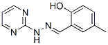 Benzaldehyde, 2-hydroxy-5-methyl-, 2-pyrimidinylhydrazone (9CI) 结构式