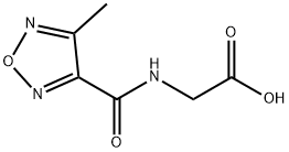 [(4-METHYL-FURAZAN-3-CARBONYL)-AMINO]-ACETIC ACID 结构式