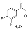 3,4-二氟苯基乙二醛水合物 结构式