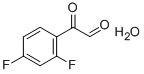 2,4-二氟苯基乙二醛水合物 结构式