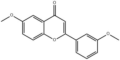 6,3 '-二甲氧基黄酮 结构式