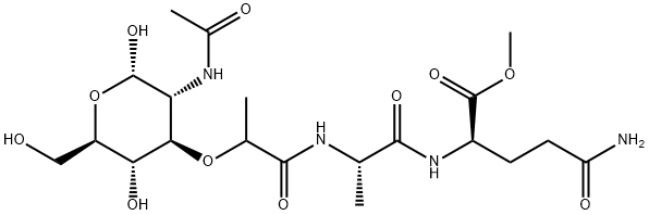 N-acetylmuramyl-alanylglutamine methyl ester 结构式