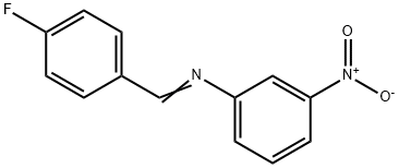 N-(3-Nitrophenyl)-4-fluorobenzenemethanimine 结构式