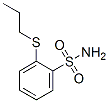 o-(propylthio)benzenesulphonamide 结构式