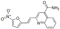 2-(2-(5-NITRO-2-FURYL)VINYL)-4-QUINOLINECARBOXAMIDE 结构式