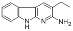 2-Amino-3-ethyl-9H-pyrido(2,3-b)indole