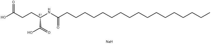 硬脂酰谷氨酸钠 结构式