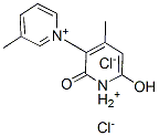 1',2'-二氢-6'-羟基-3,4'-二甲基-2'-氧代-1,3'-联吡啶翁氯化物 结构式