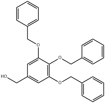 3,4,5-三苄氧基苯甲醇 结构式
