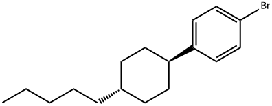 1-溴-4-(反式-4-戊基环己基)苯 结构式