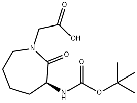 Boc-(3S)-3-amino-1-carboxymethylcaprolactame