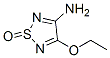 1,2,5-Thiadiazol-3-amine,  4-ethoxy-,  1-oxide 结构式