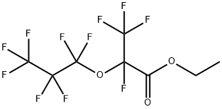 ETHYL PERFLUORO(2-METHYL-3-OXAHEXANOATE) 结构式