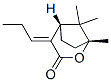 2-Oxabicyclo[3.2.1]octan-3-one,1,8,8-trimethyl-4-propylidene-,(1R,4E,5S)-(9CI) 结构式