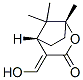 2-Oxabicyclo[3.2.1]octan-3-one,4-(hydroxymethylene)-1,8,8-trimethyl-,(1R,4E,5S)-(9CI) 结构式