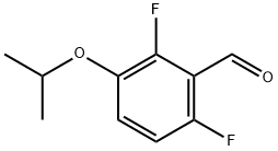 2,6-二氟-3-(1-甲基乙氧基)-苯甲醛 结构式