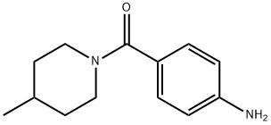4-(4-甲基哌啶-1-羰基)苯胺 结构式