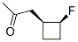 2-Propanone, 1-(2-fluorocyclobutyl)-, cis- (9CI) 结构式