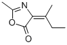5(4H)-Oxazolone,2-methyl-4-(1-methylpropylidene)-,(Z)-(9CI) 结构式