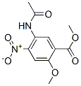 methyl 5-(acetylamino)-2-methoxy-4-nitrobenzoate 结构式