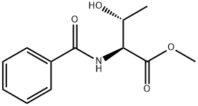 N-苯甲酰基-L-苏氨酸甲酯 结构式