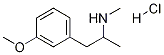 3-Methoxy MethaMphetaMine Hydrochloride 结构式