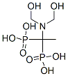 [1-[bis(hydroxymethyl)amino]ethylidene]bisphosphonic acid  结构式
