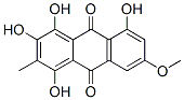 1,3,4,5-Tetrahydroxy-7-methoxy-2-methyl-9,10-anthracenedione 结构式