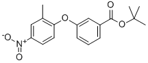 TERT-BUTYL 3-(2-METHYL-4-NITROPHENOXY)BENZOATE 结构式