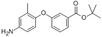 TERT-BUTYL 3-(4-AMINO-2-METHYLPHENOXY)BENZOATE 结构式