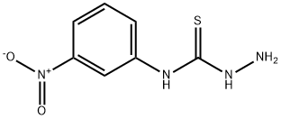 N-(3-硝基苯基)肼硫代碳酰胺 结构式