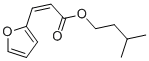 3-methylbutyl 3-(2-furyl)acrylate 结构式