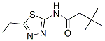 Butanamide, N-(5-ethyl-1,3,4-thiadiazol-2-yl)-3,3-dimethyl- (9CI) 结构式